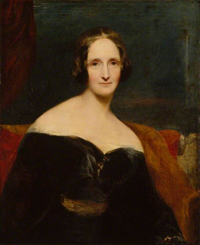 Richard Rothwell (1800–1868):  Mary Wollstonecraft Shelley