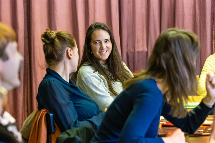 Maria Milisavljević bei der Konzeptionsprobe (c) Christina Iberl