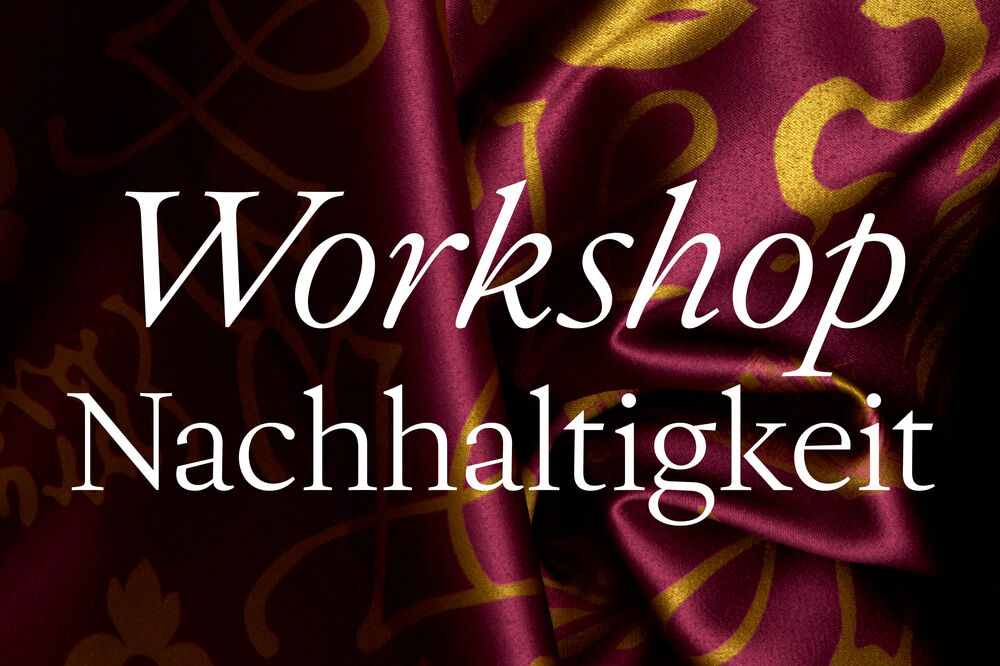 Workshop Nachhaltigkeit
