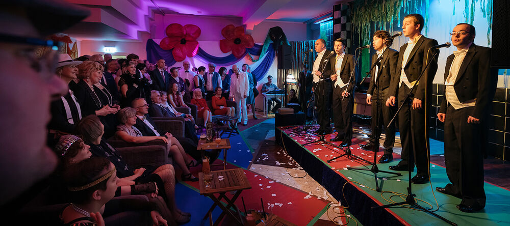 31.01.2020, Meiningen : Bühnenball am Meininger Staatstheater unter dem Motto „Die wilden Zwanziger“.